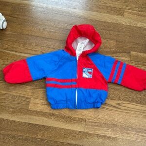 Toddler New York Rangers Zip up windbreaker